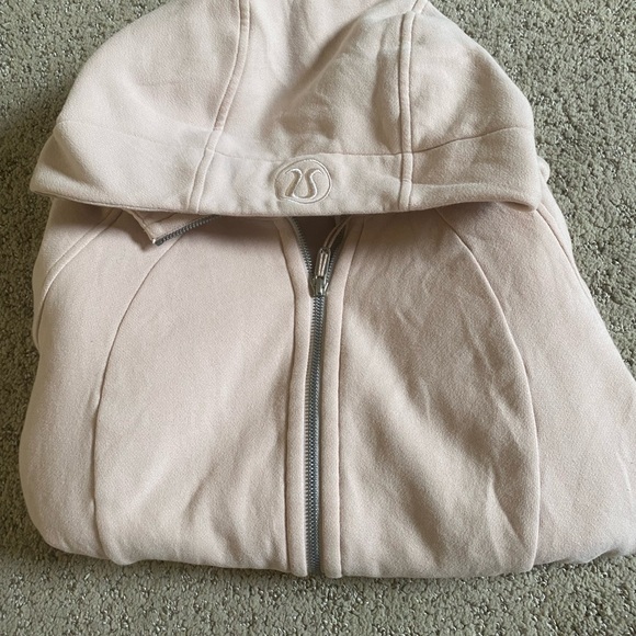 Lululemon Light Pink Scuba Hooded Jacket - Picture 2 of 6